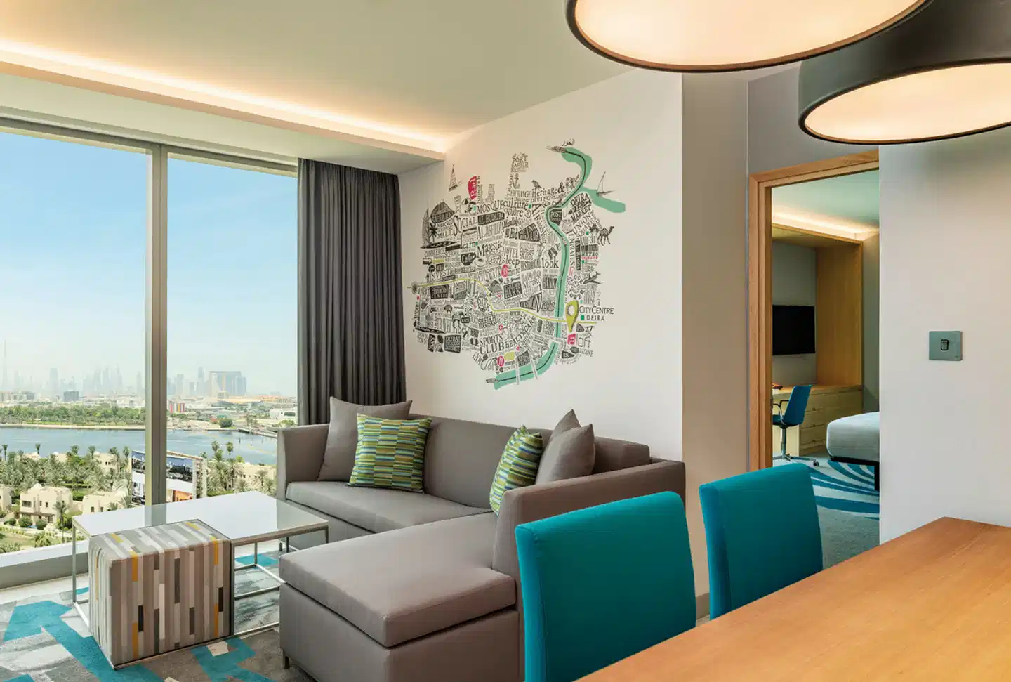 Aloft Dubai Creek Lobby