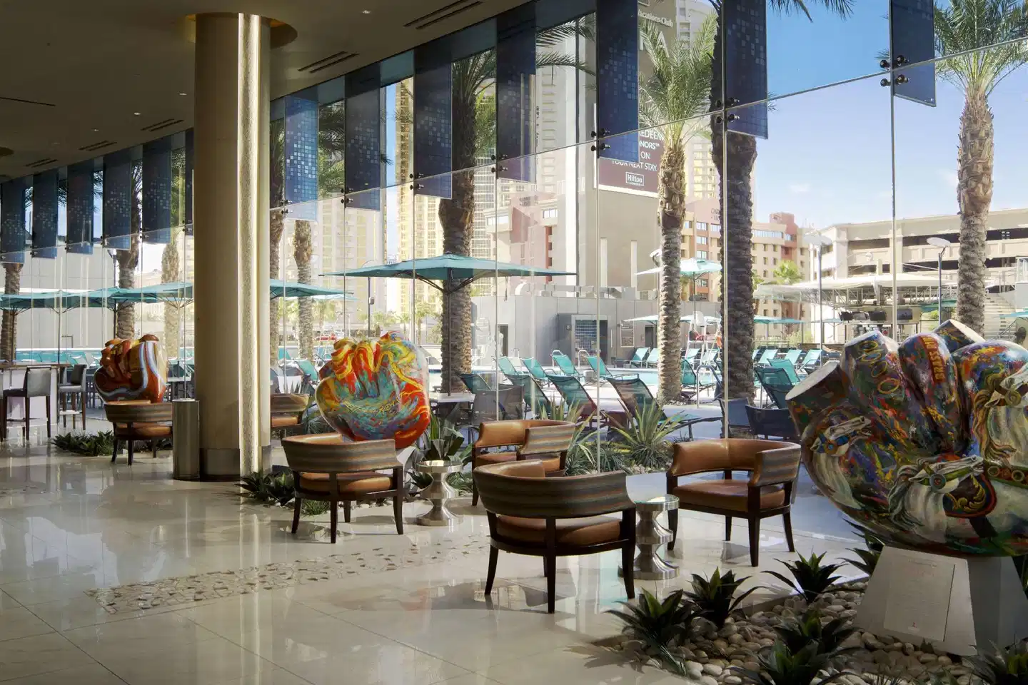 Hilton Grand Vacations Club Elara Center Strip Las Vegas Lobby