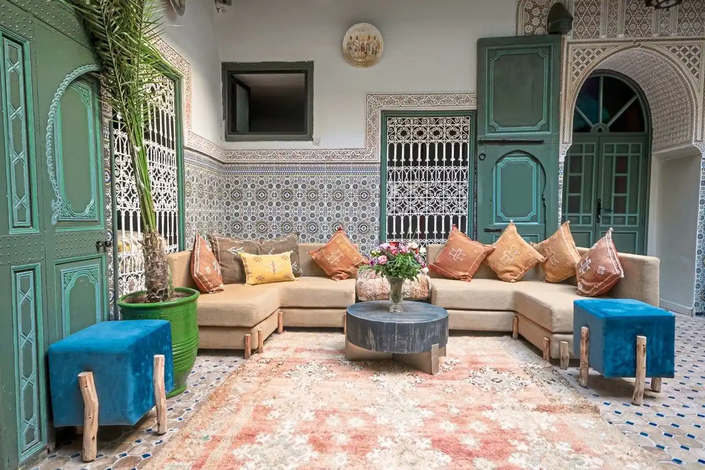 Riad Les Oliviers Lobby