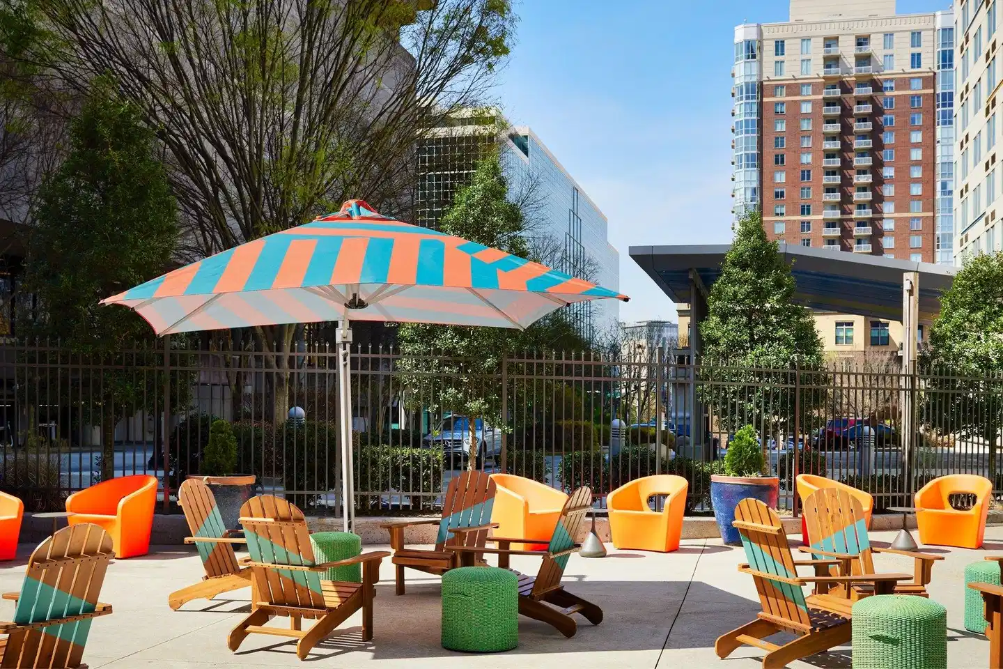 Aloft Atlanta Downtown Terrasse