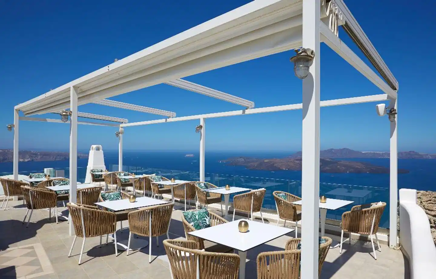 Volcano View Hotel Terrasse