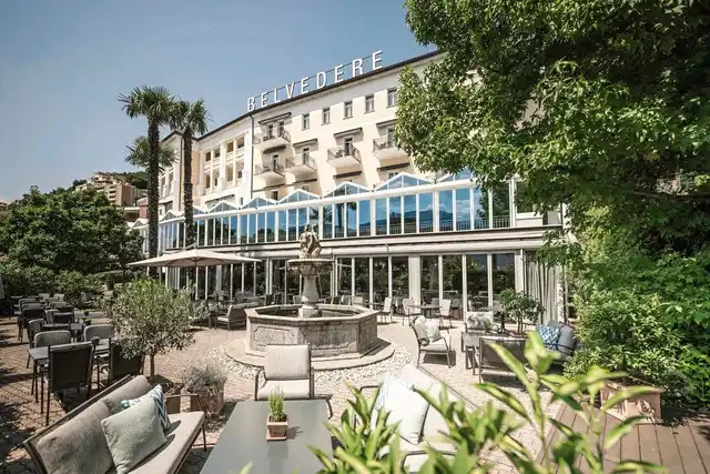 Hotel Belvedere Locarno Terrasse