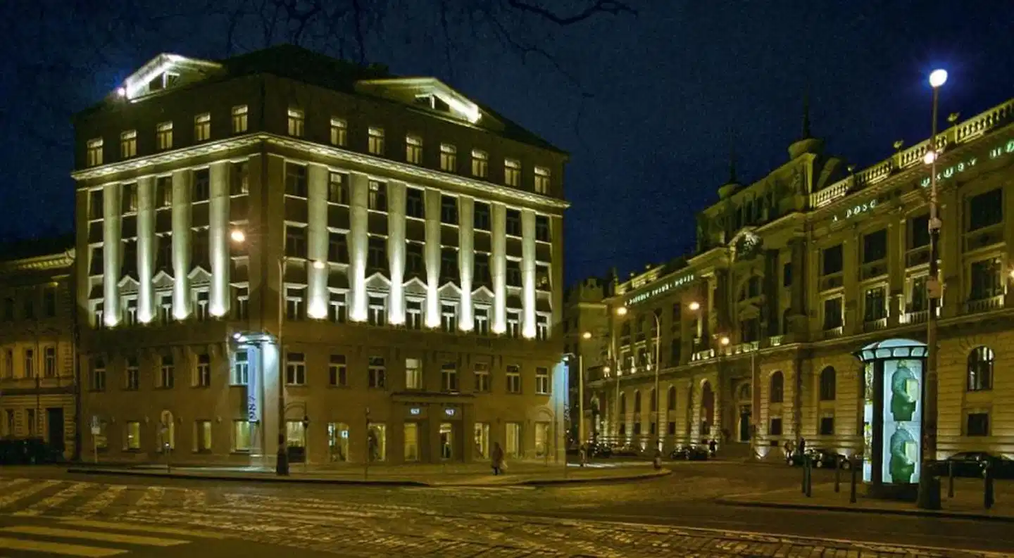 987 Design Prague Hotel Aussenansicht
