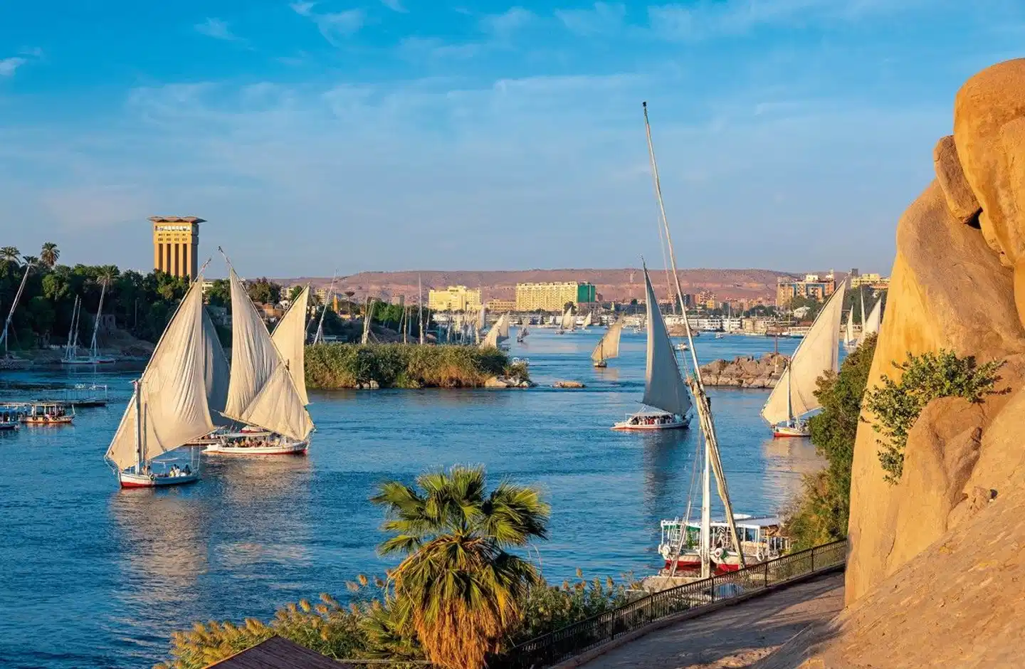 Nilkreuzfahrt ab/bis Luxor Landschaft