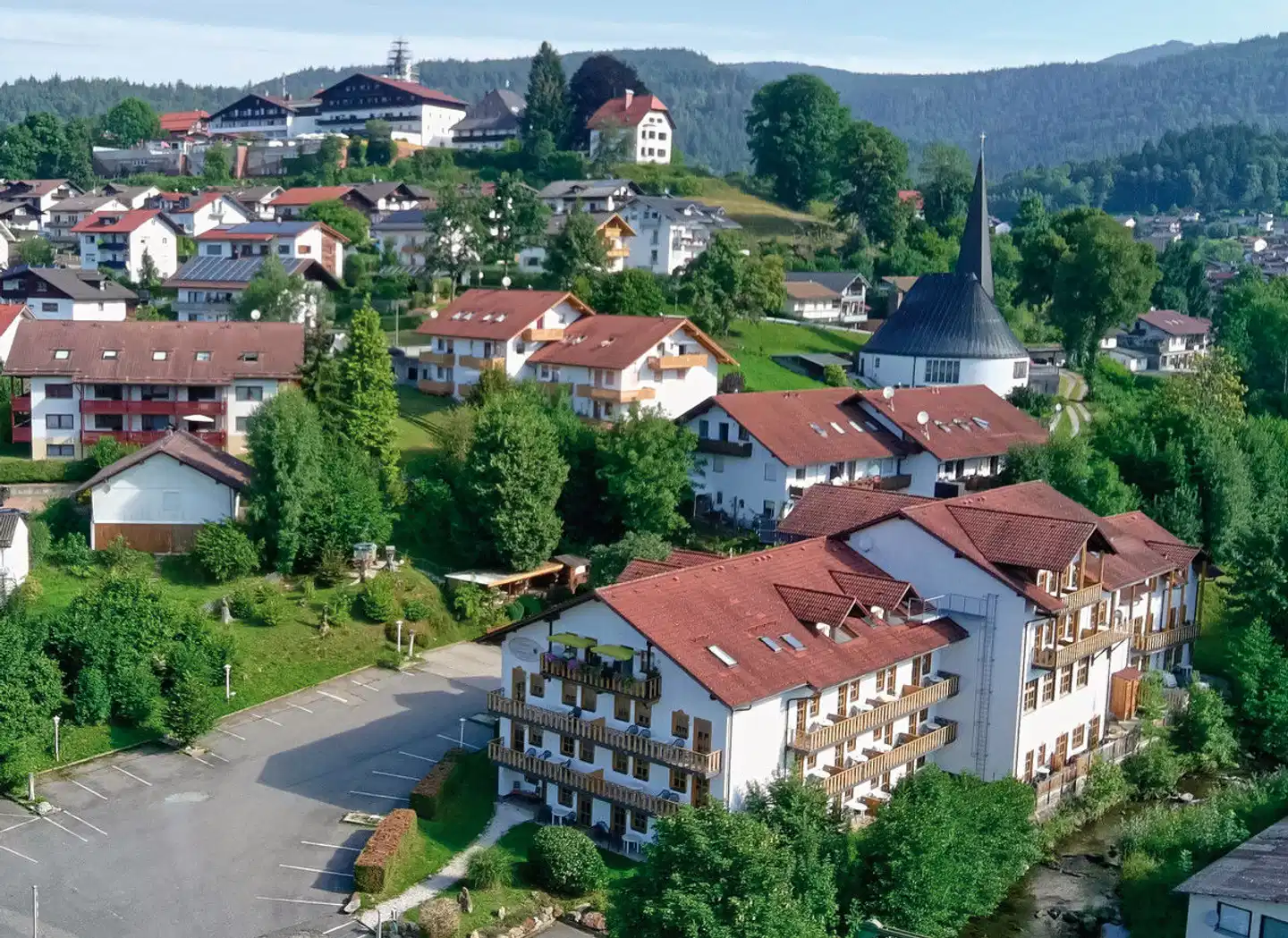 Das Arber-Hotel am Rothbach Aussenansicht