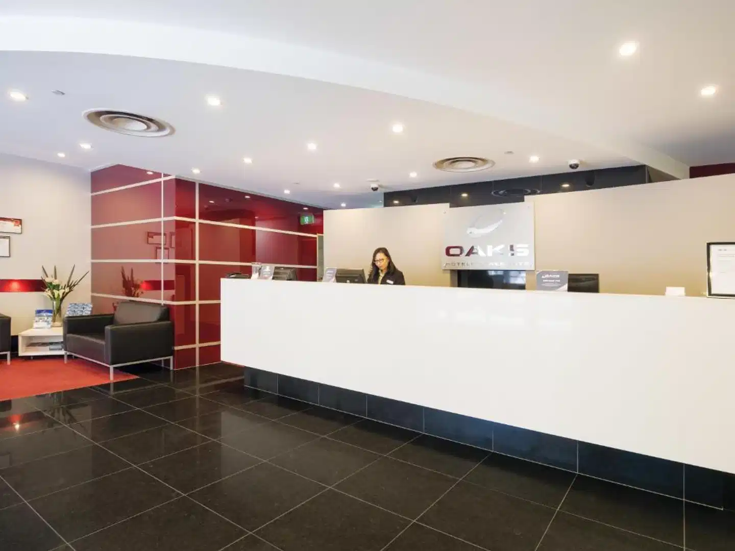 Oaks Adelaide Horizons Suites Lobby