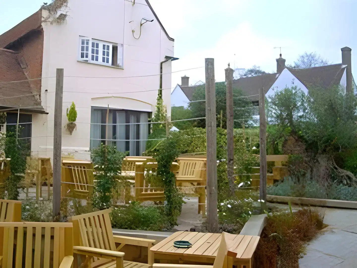 Woolpack Inn Terrasse