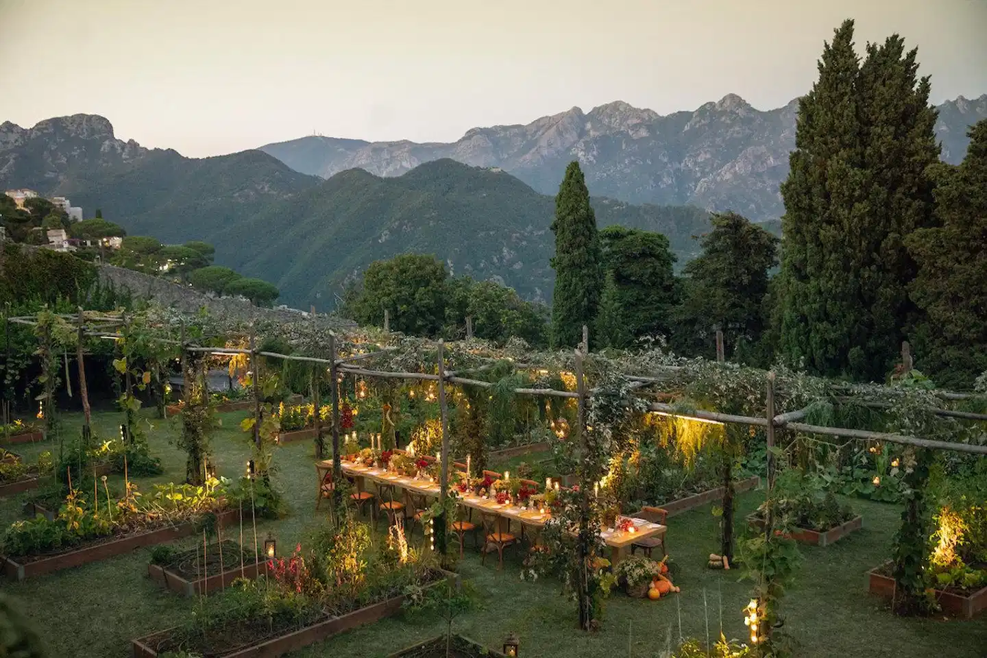Villa Cimbrone Landschaft