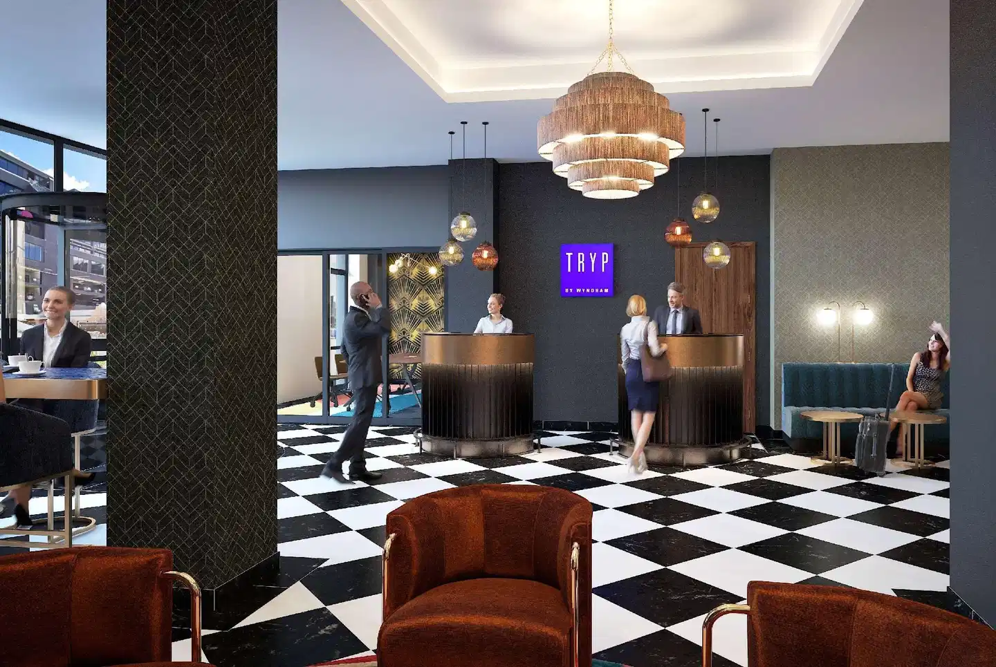 TRYP by Wyndham Wellington, Tory Street Lobby