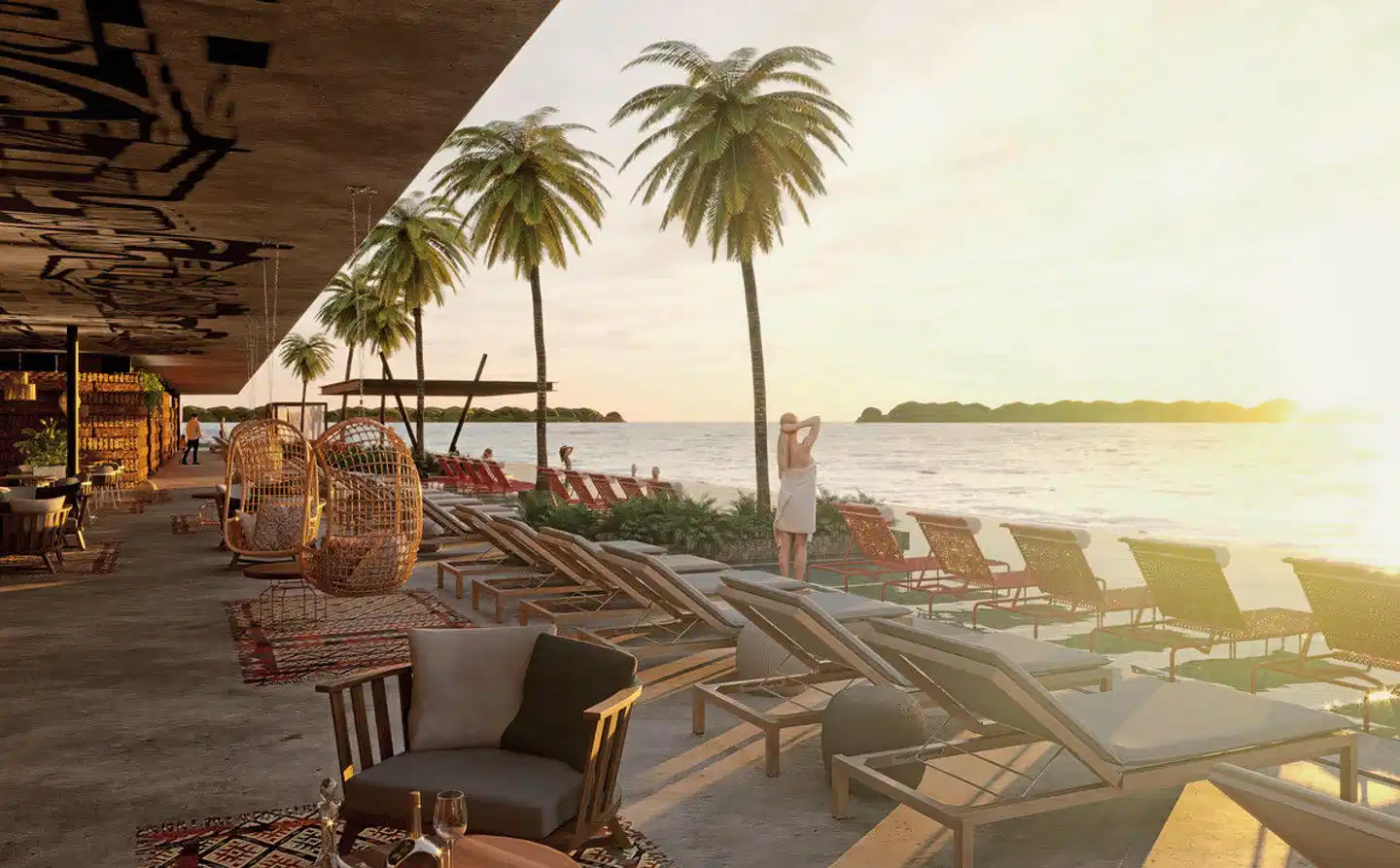 Hyatt Vivid Grand Island Terrasse