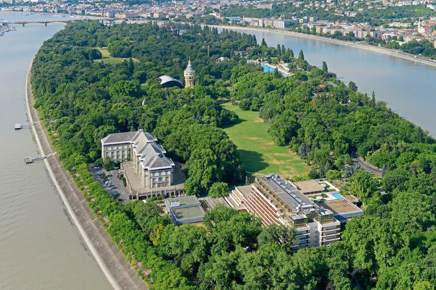 Ensana Thermal Margaret Island Health Spa Hotel & Ensana Grand Margaret Island Health Spa Hotel Aussenansicht