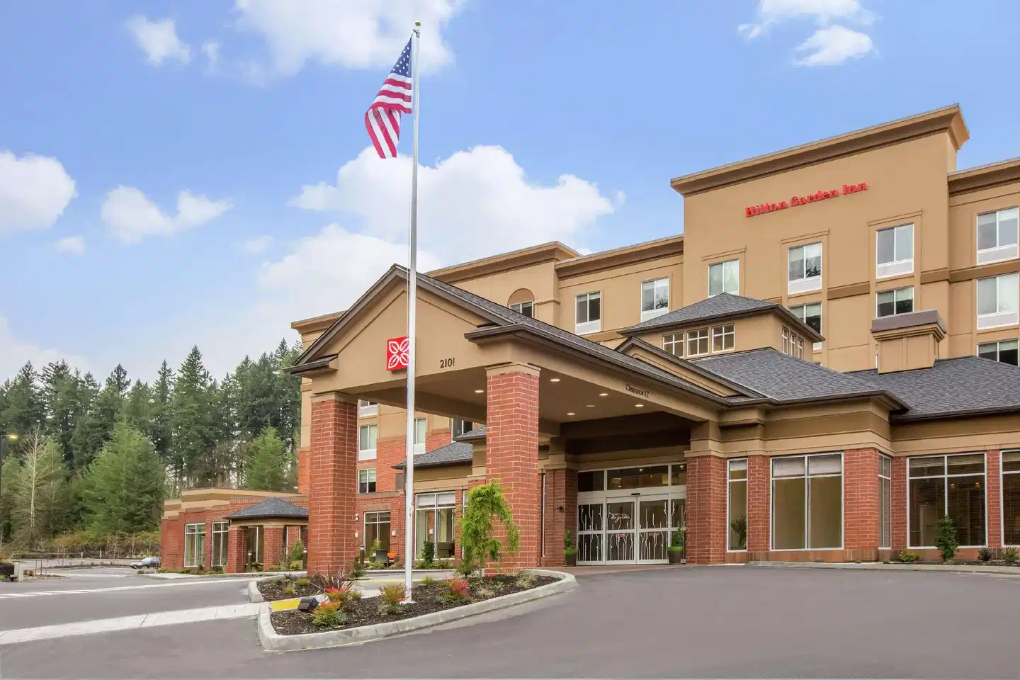 Hilton Garden Inn Olympia Aussenansicht