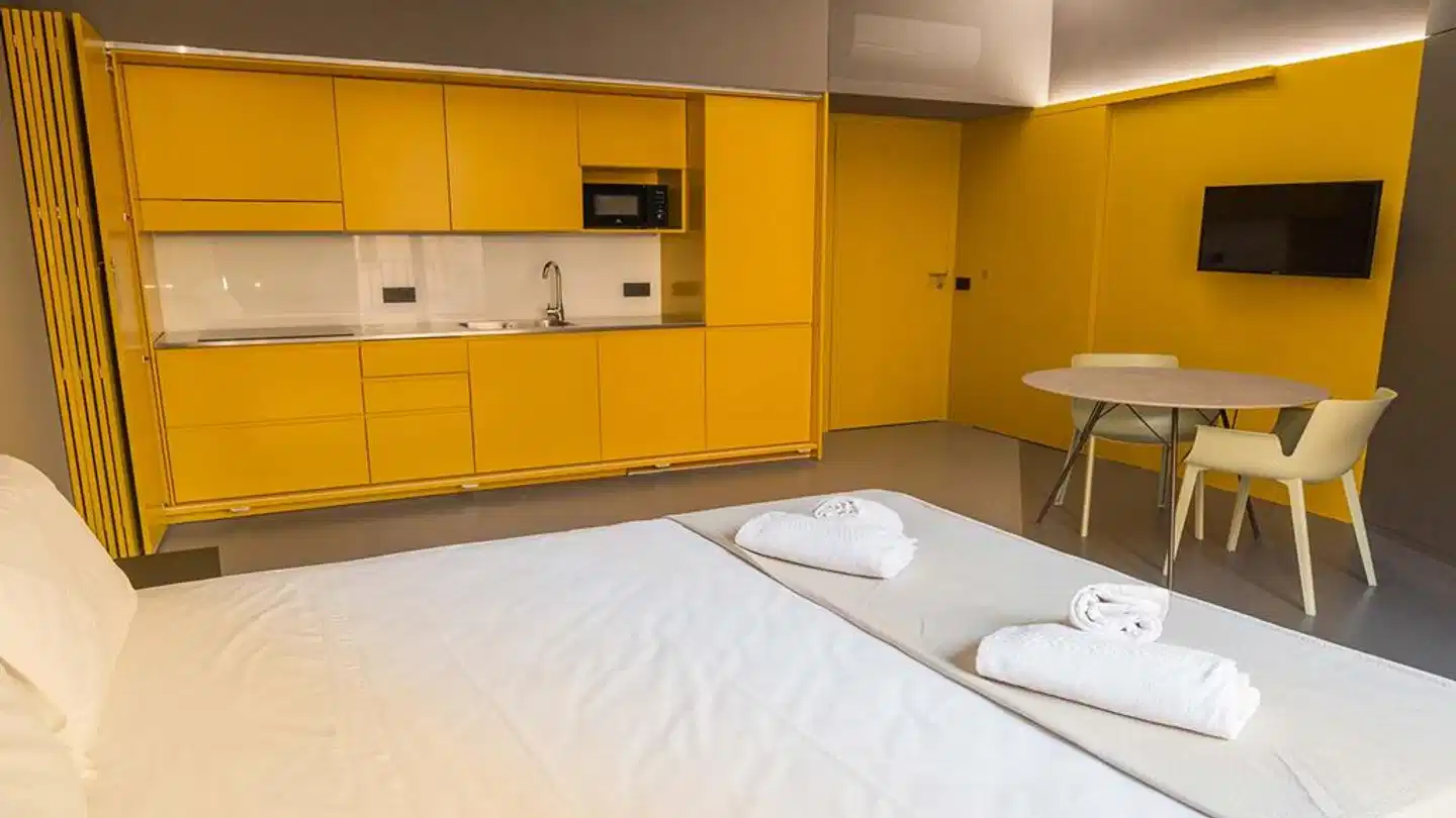 Five Place Design Suite & Apartments Badezimmer