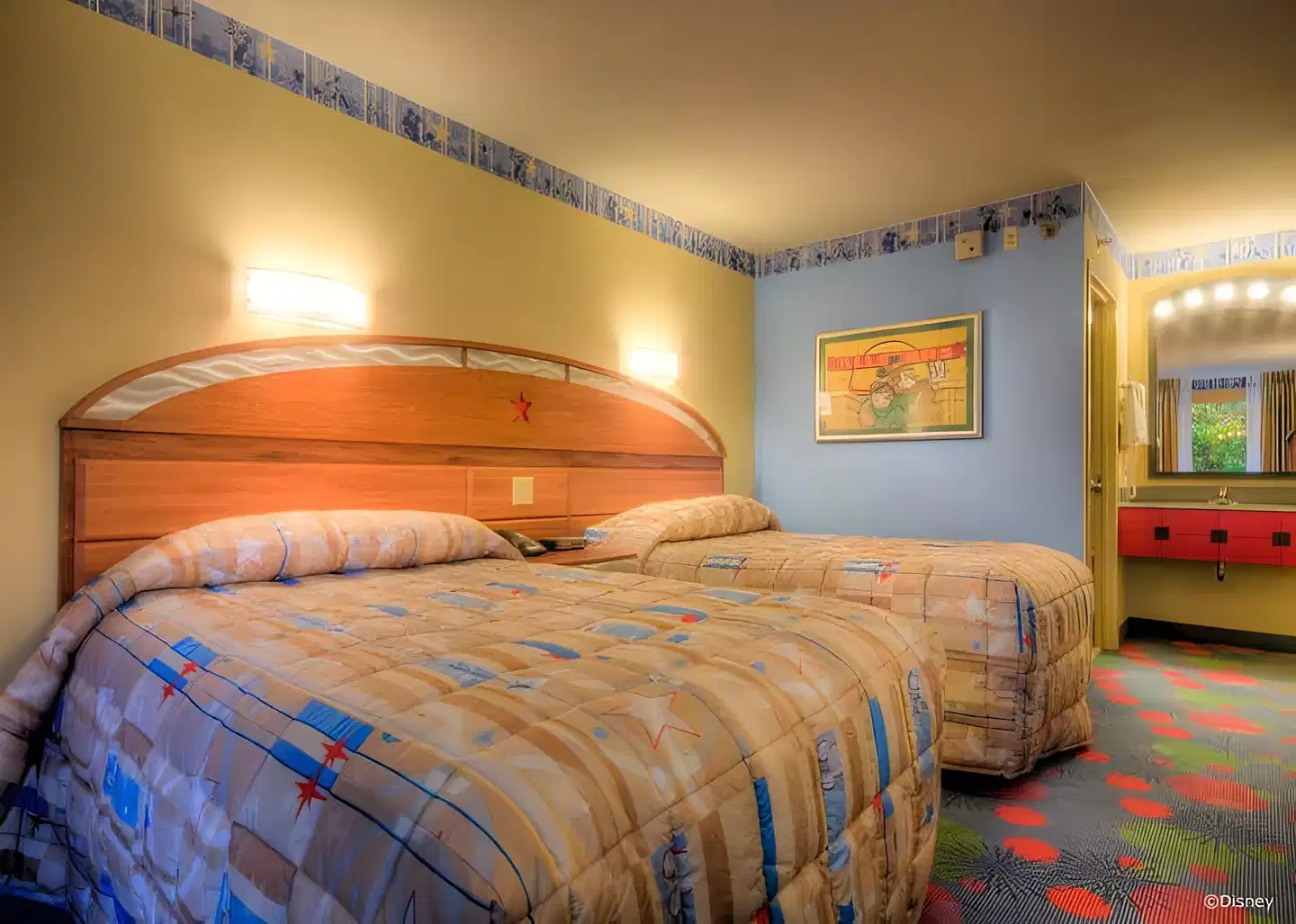 Disney's All-Star Resorts - Sports Resort Wohnbeispiel