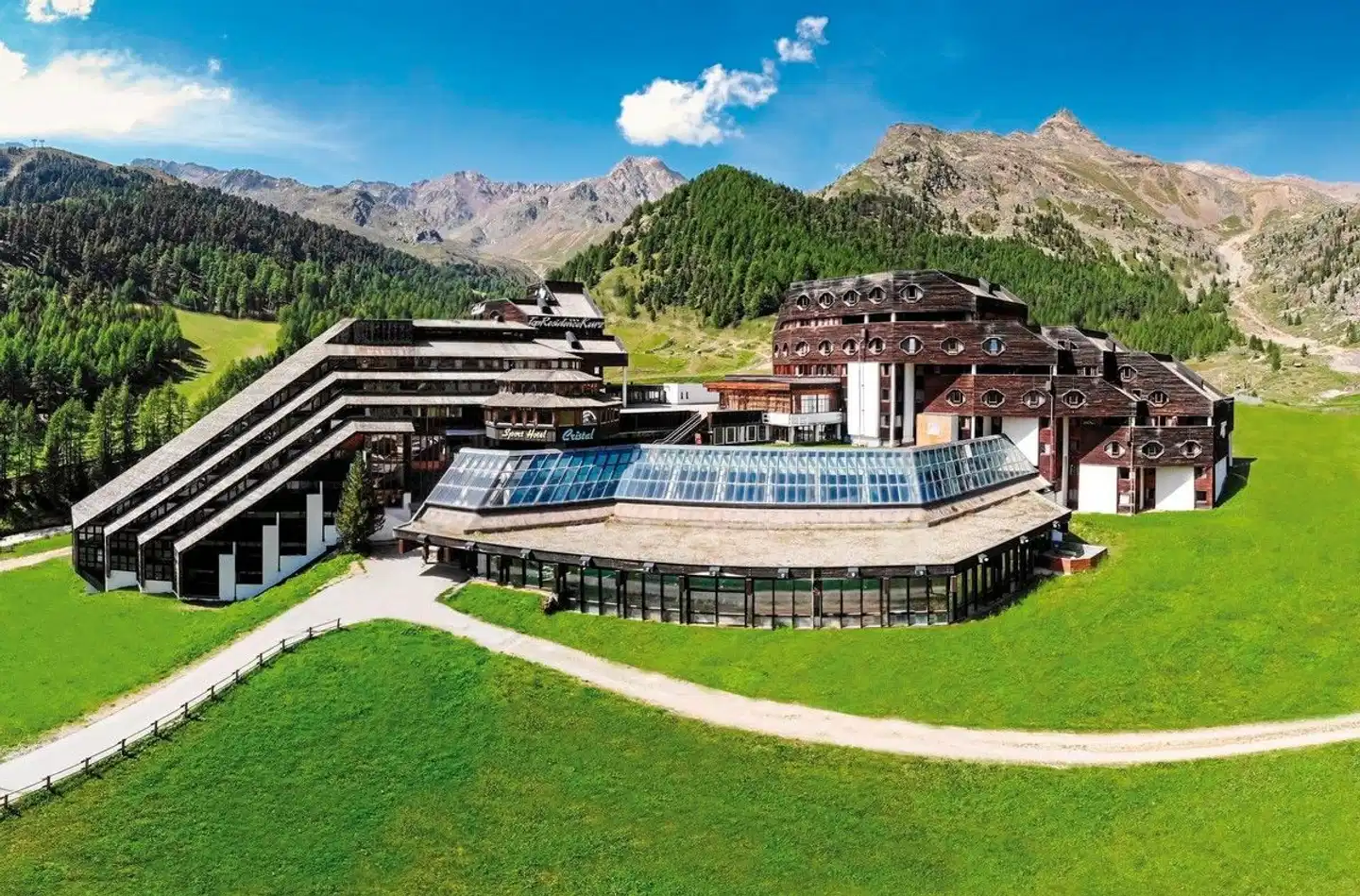 Blu Hotel Senales: Zirm-Cristal Aussenansicht