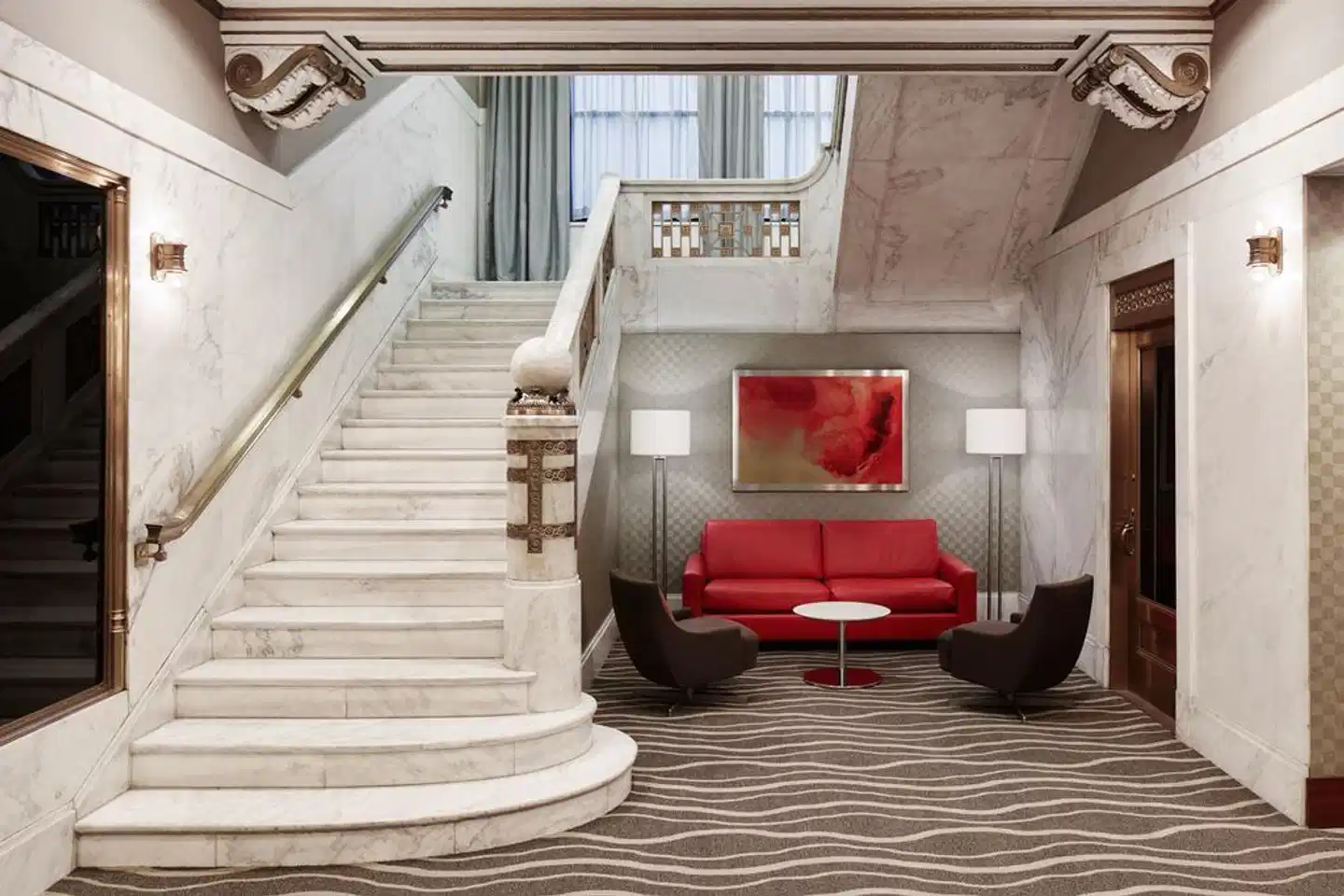 Club Quarters, Wacker At Michigan Lobby