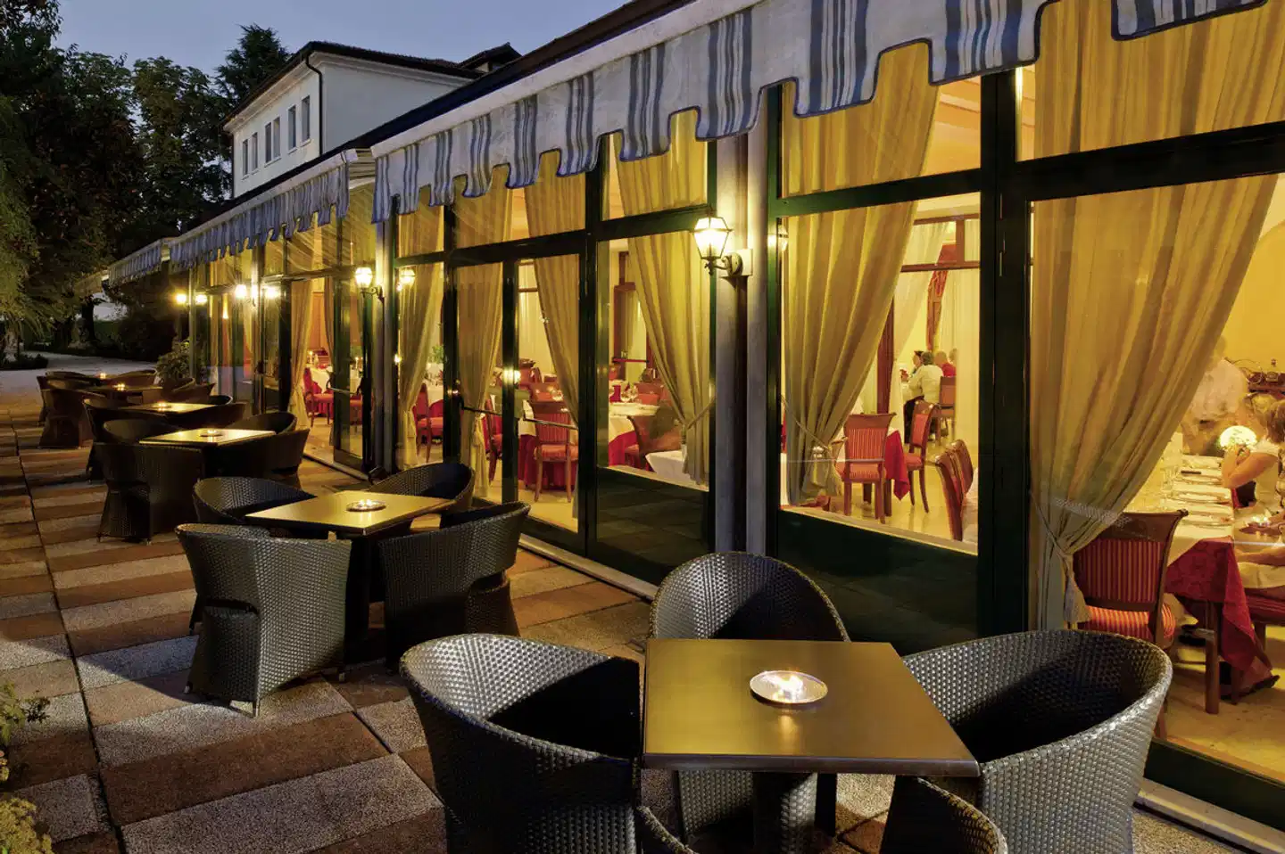 Villa Pace Park Hotel Bolognese Terrasse
