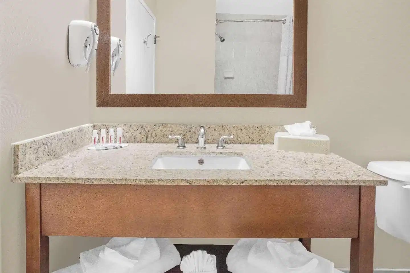 Ramada by Wyndham Denver International Airport Badezimmer