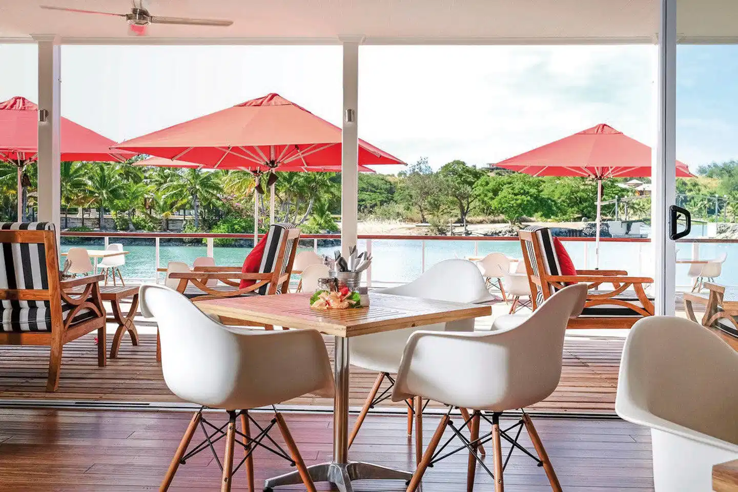 Musket Cove Island Resort & Marina Terrasse