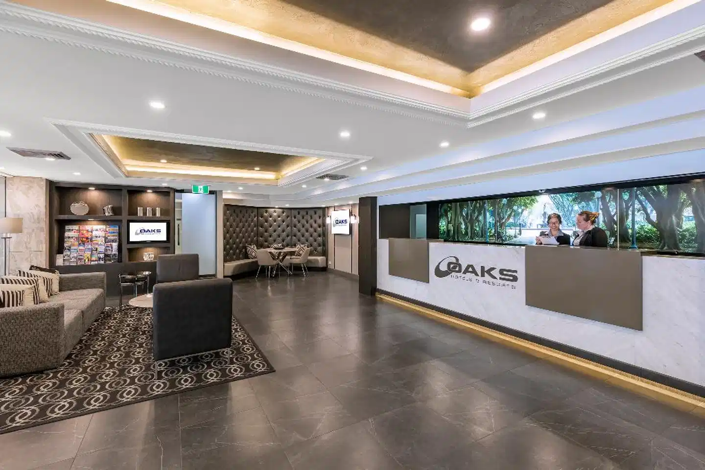 Oaks Sydney Hyde Park Suites Lobby