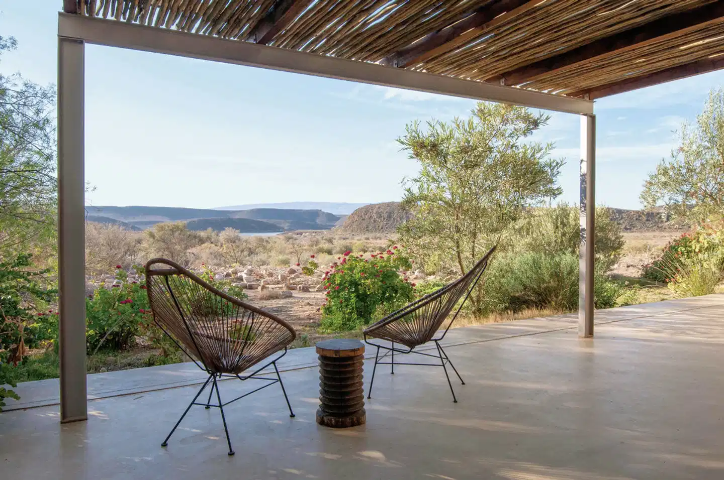 Sanbona Wildlife Reserve Terrasse