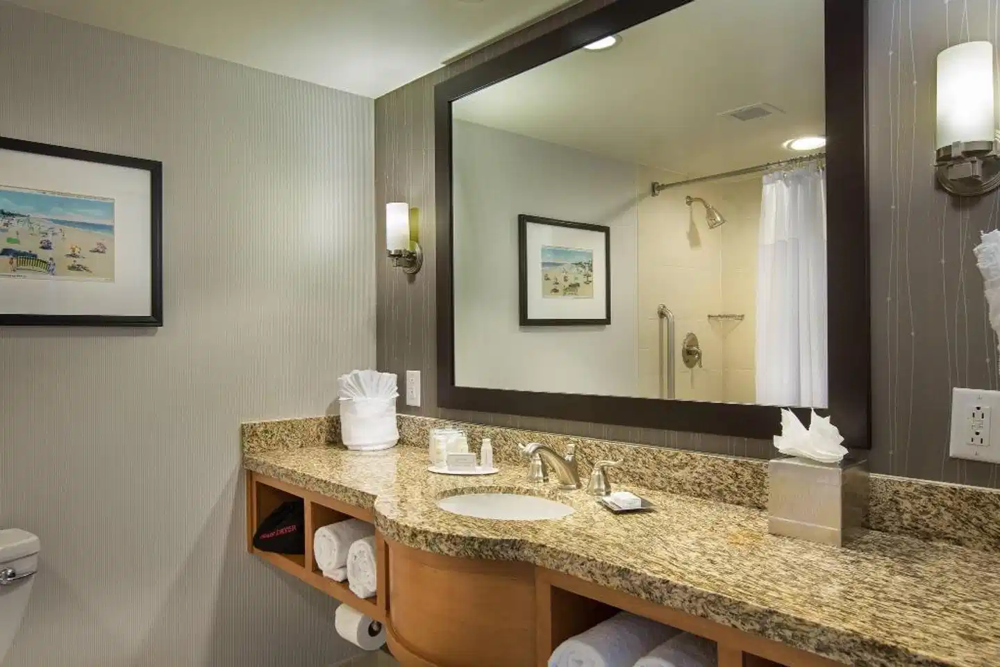 Courtyard by Marriott Oceanside Fort Lauderdale Beach Badezimmer