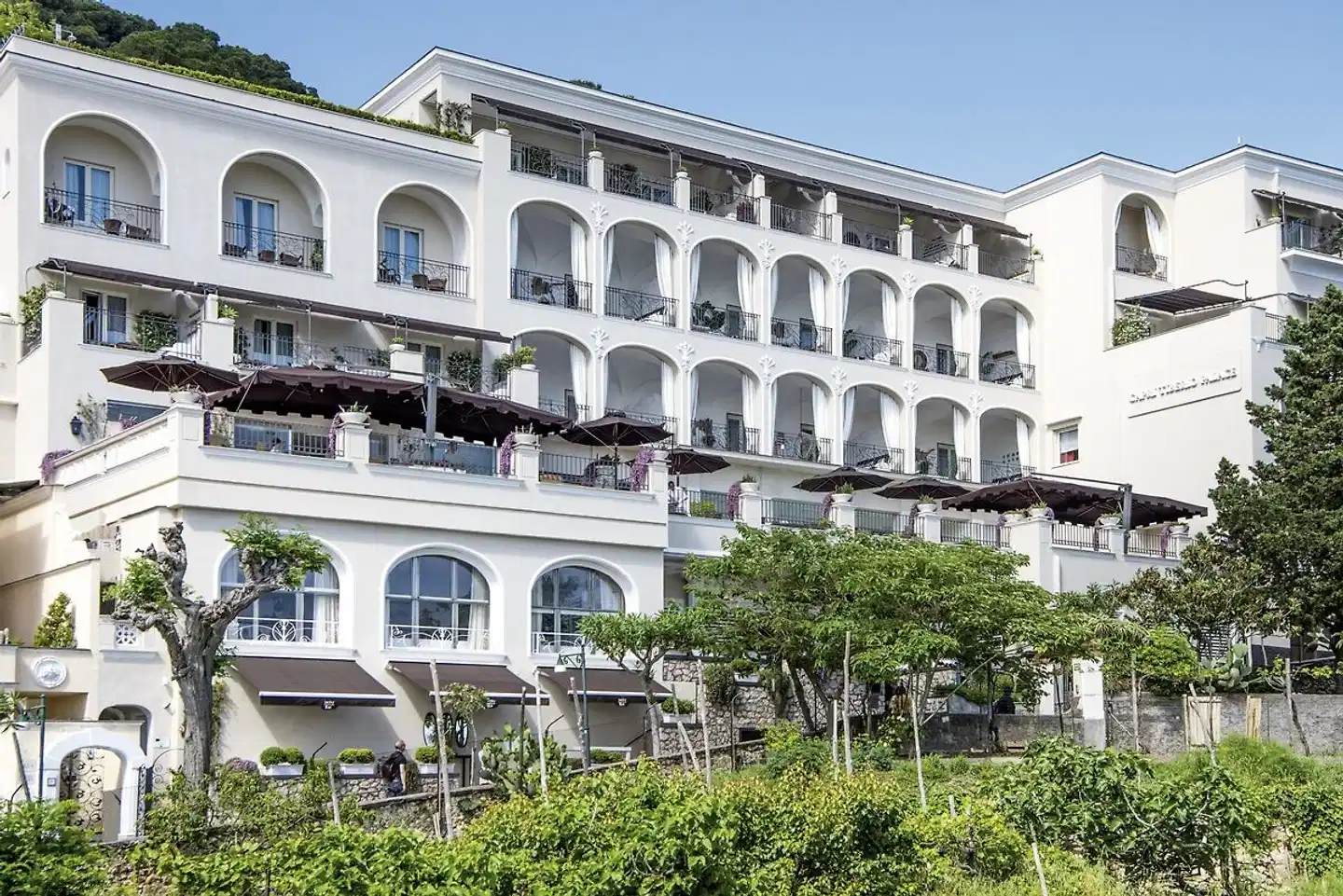 Capri Tiberio Palace Aussenansicht