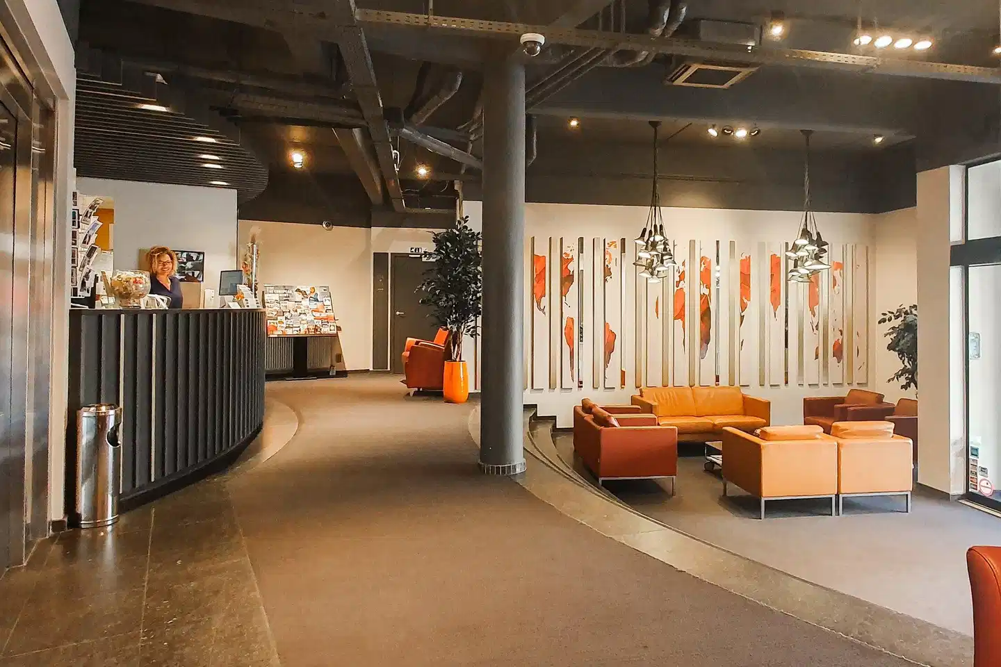 Atlas Hotel Brussels Lobby