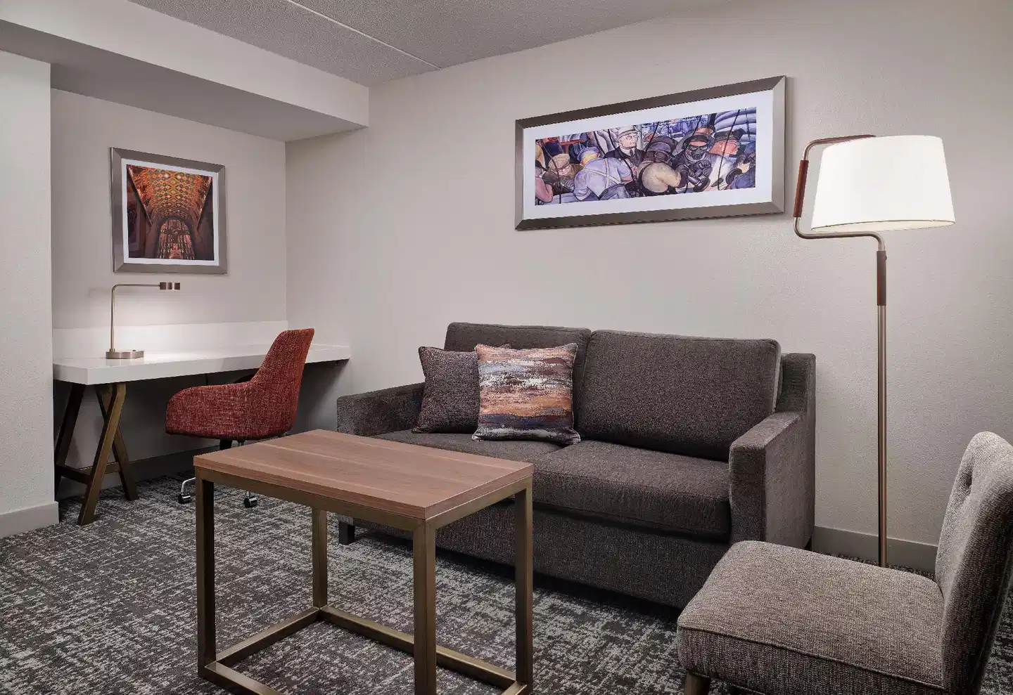 Hilton Garden Inn Detroit Downtown Lobby