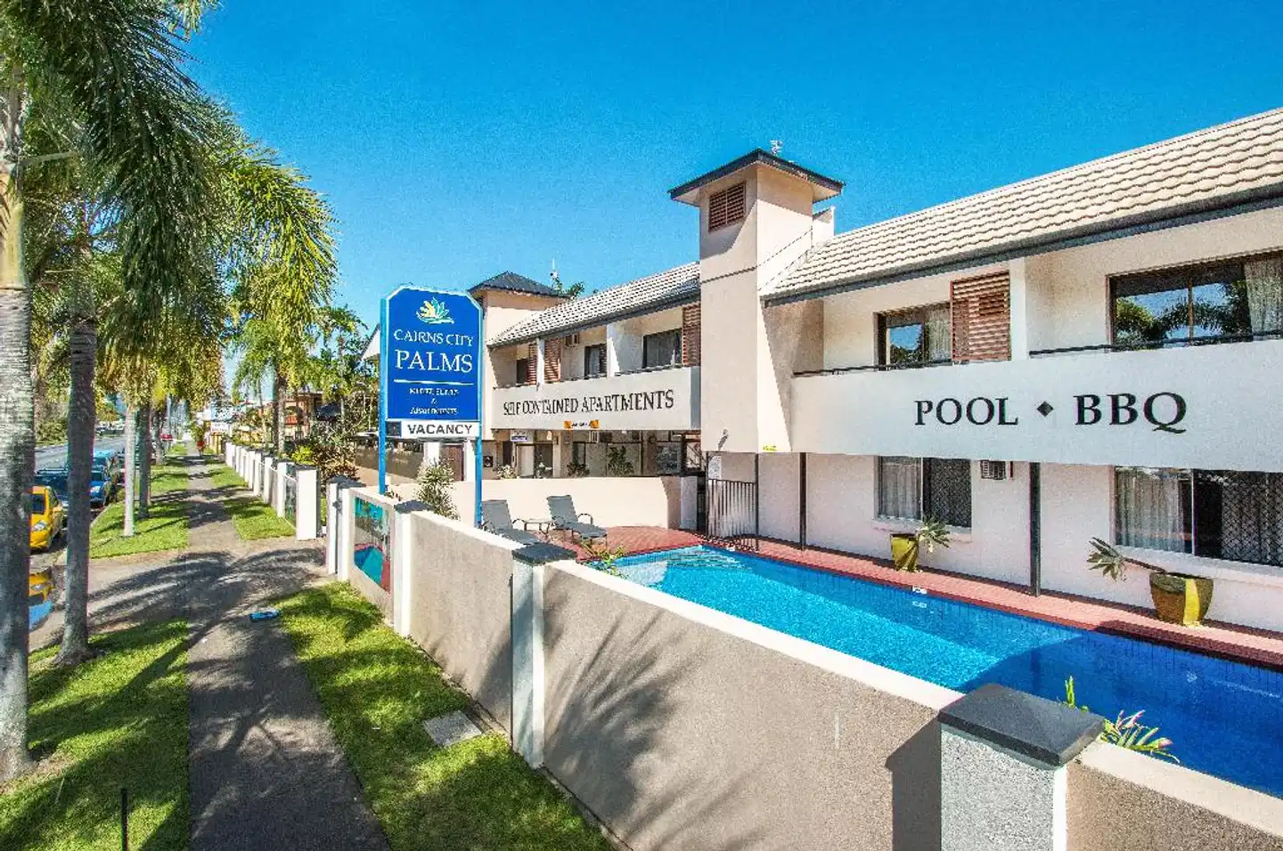 Cairns City Palms (ex High Chaparral Motel) Aussenansicht