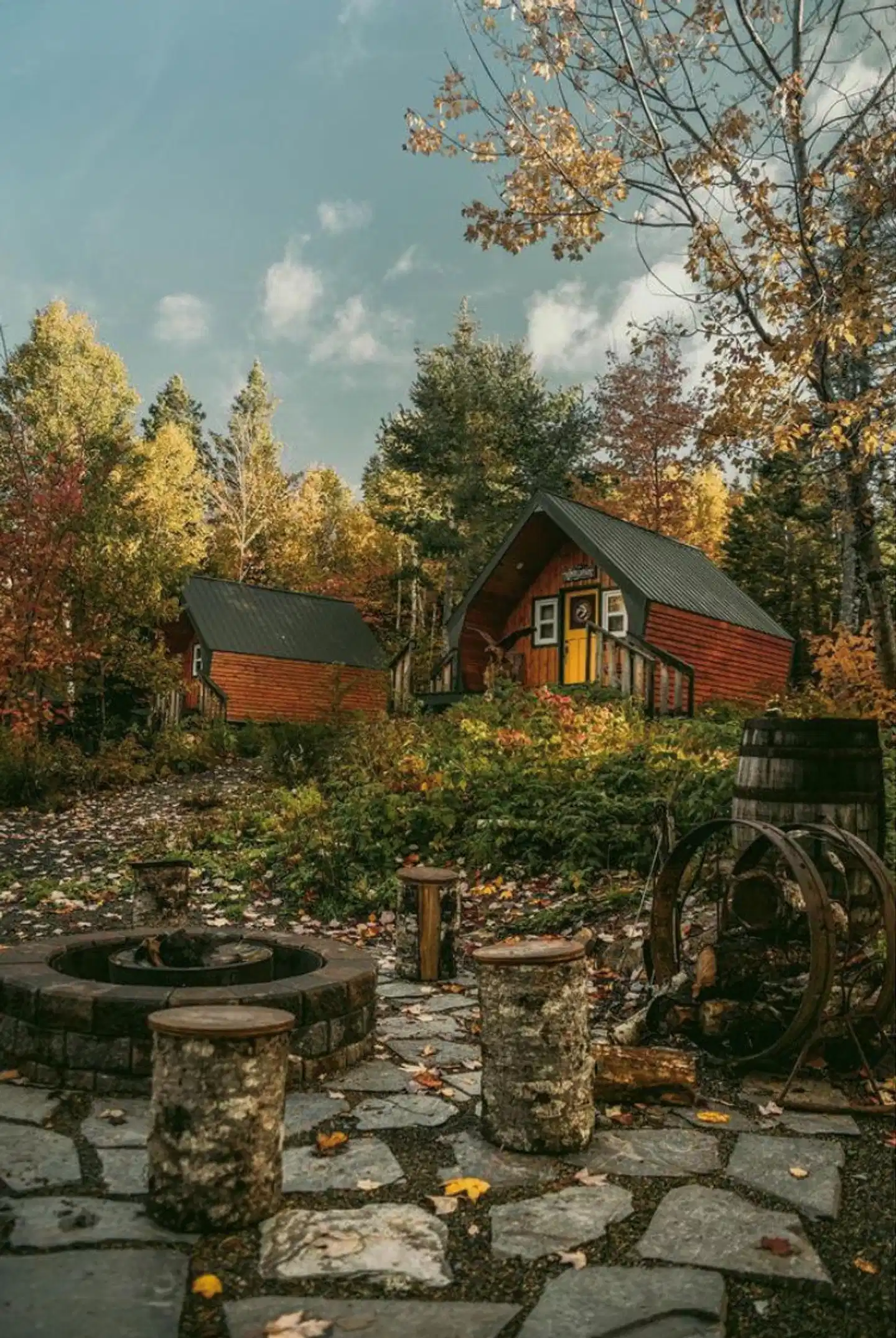 River Nest Wilderness Cabins Garten