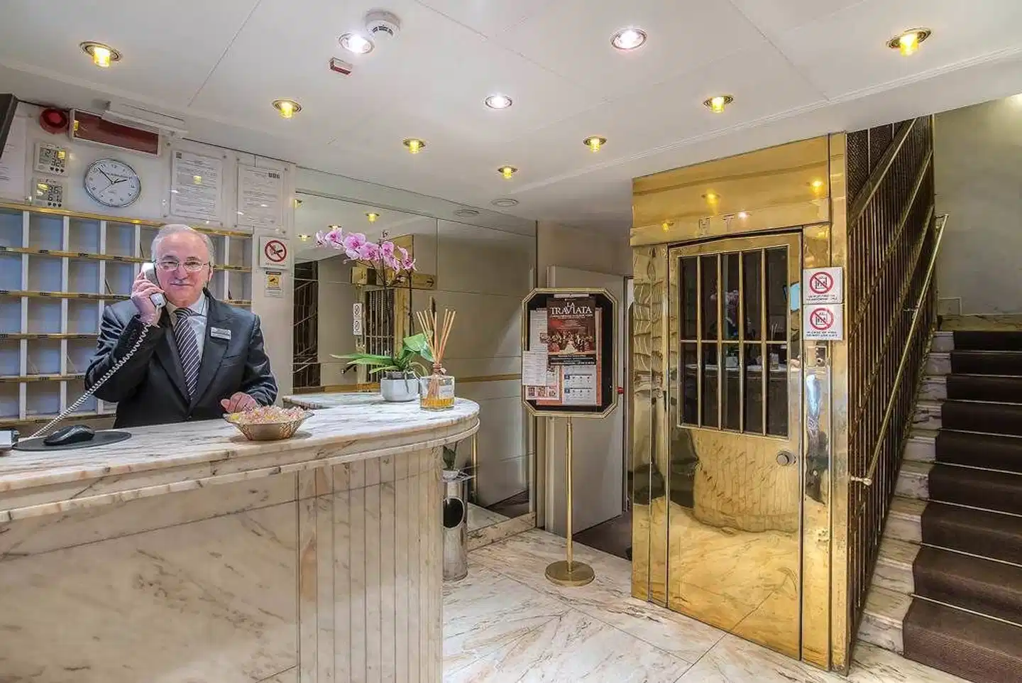 Tritone Rome Lobby