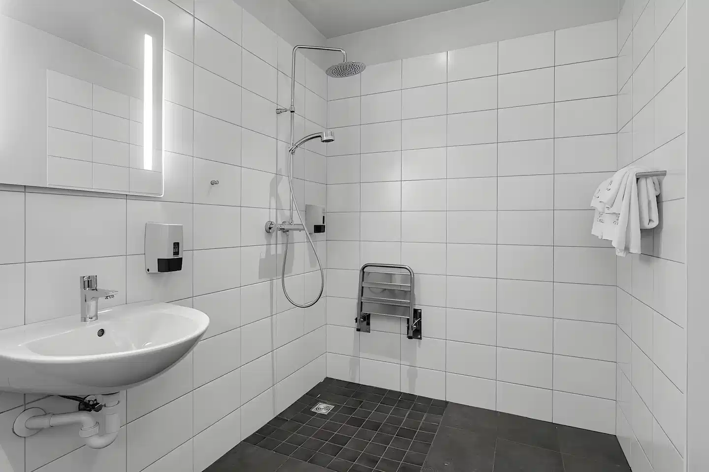 Hótel Vellir Badezimmer