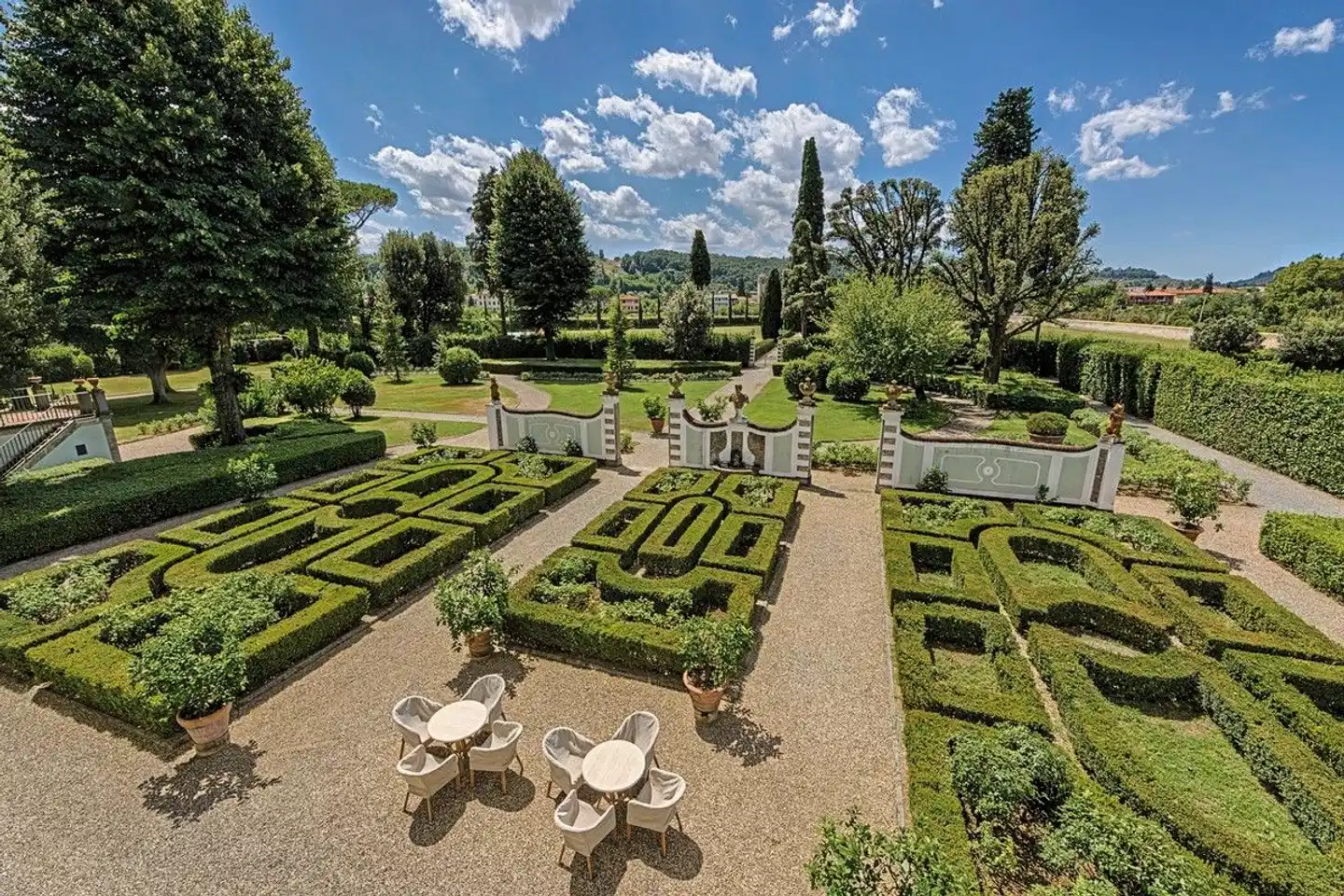 Villa Olmi Firenze Garten