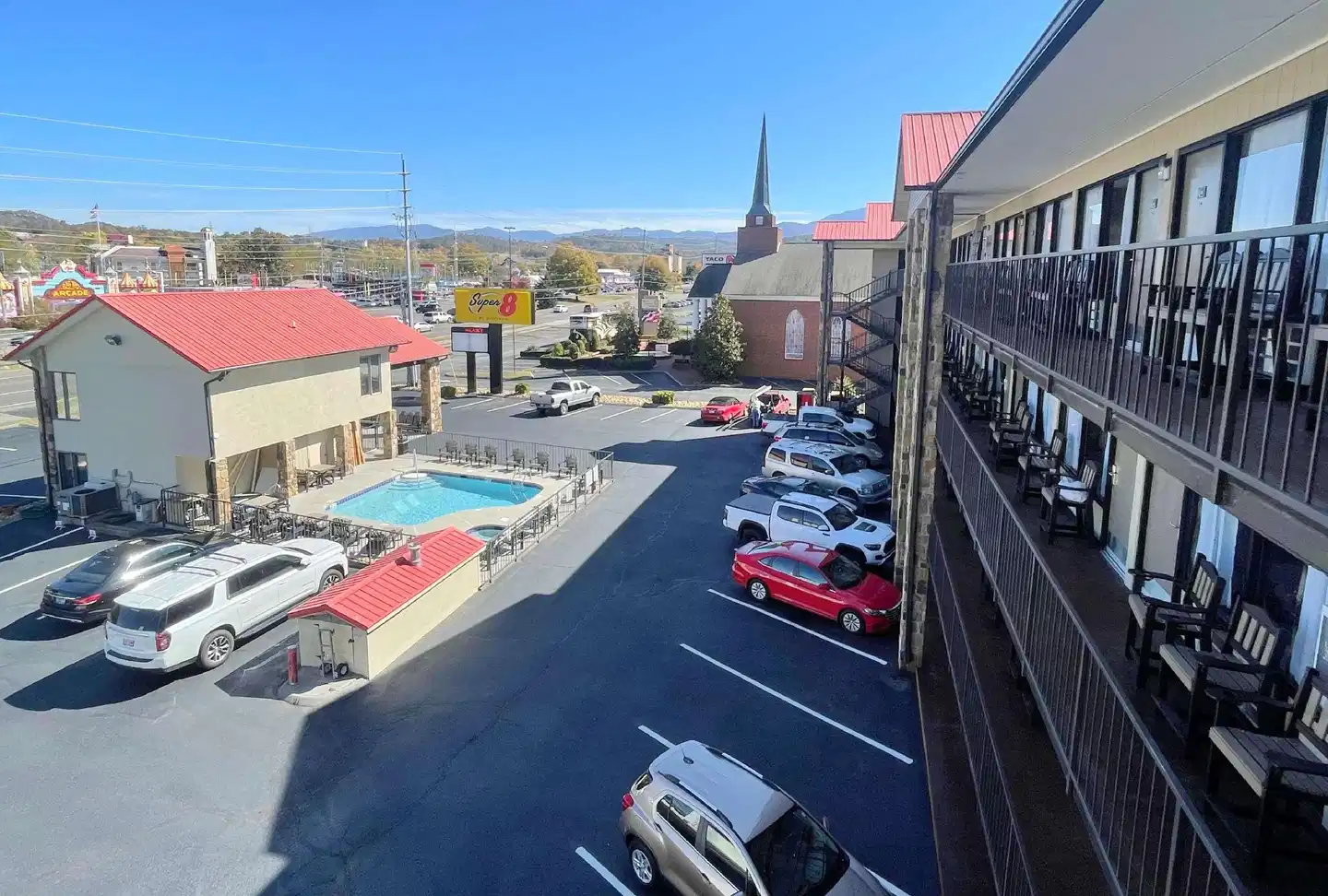 Super 8 by Wyndham Pigeon Forge Downtown Aussenansicht