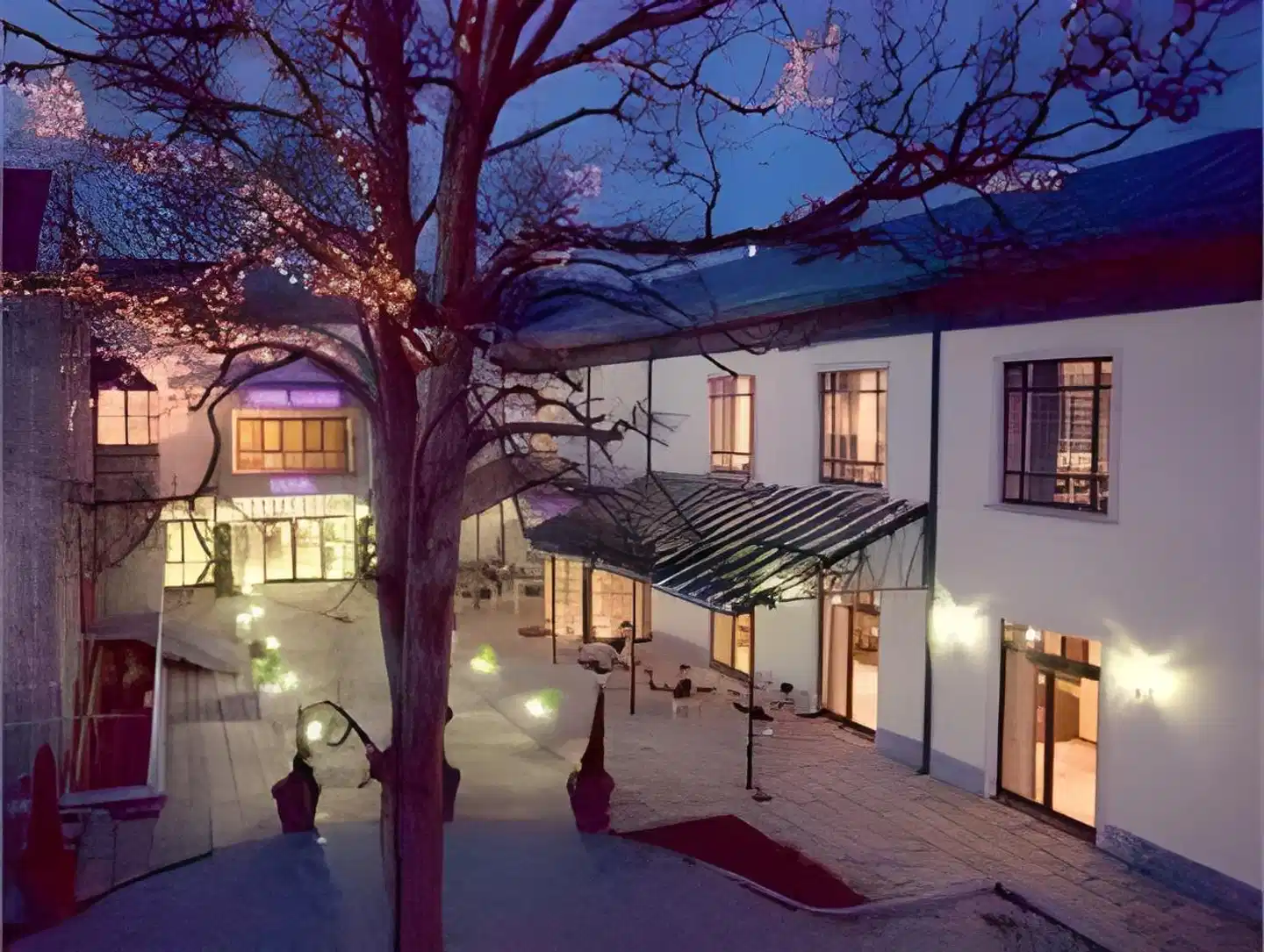 Oriel House Leisure Club & Spa Terrasse