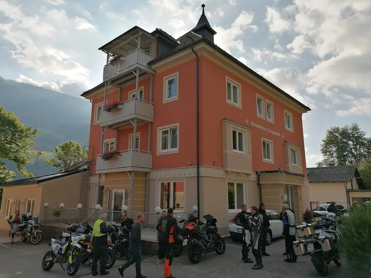 Strandhotel Burgstaller Terrasse