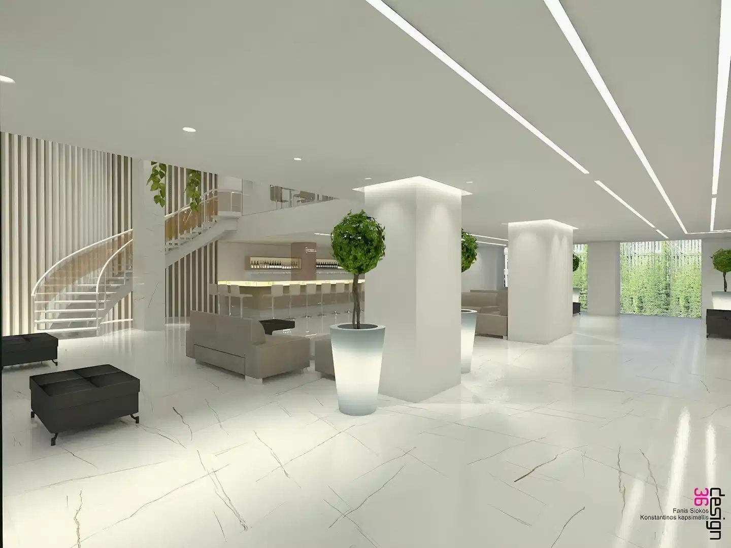 Hotel International Atene Lobby