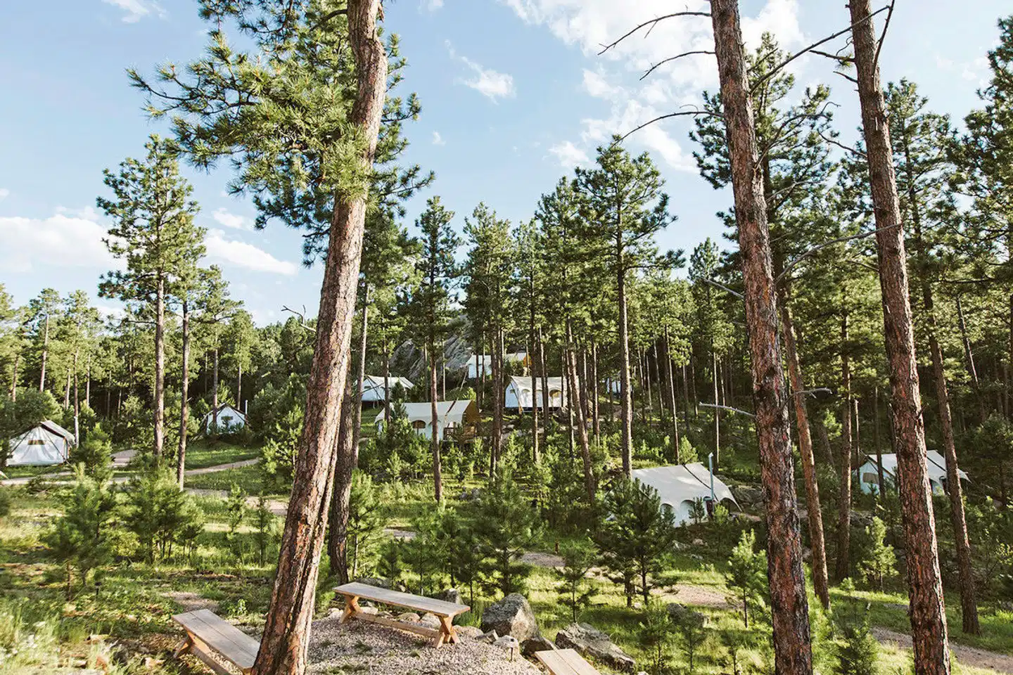 Under Canvas Mount Rushmore Garten