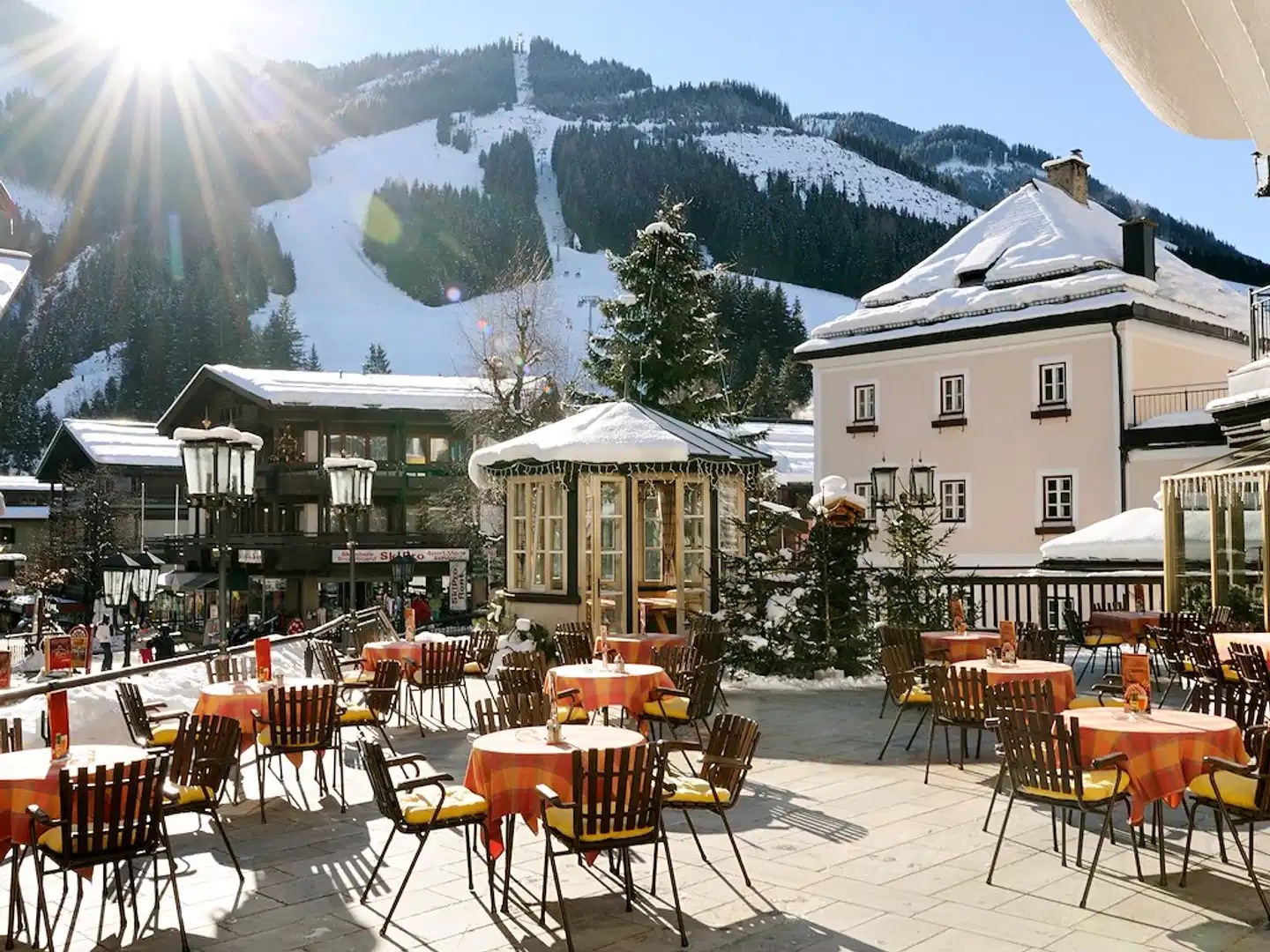 Saalbacher Hof Terrasse