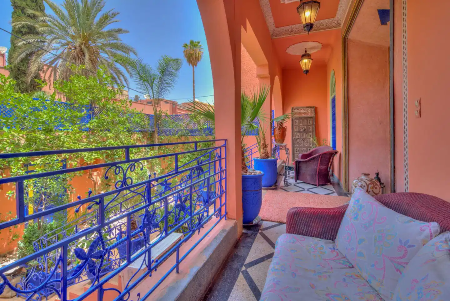 Riad La Villa Bleue Terrasse