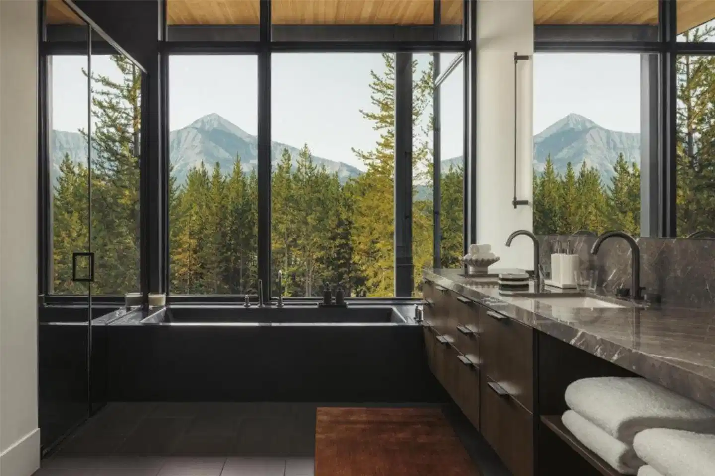 One&Only Moonlight Basin Resort Badezimmer