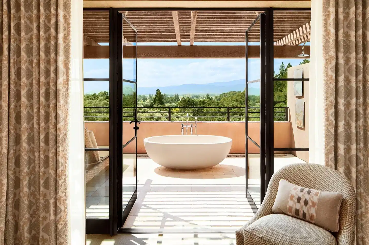 Auberge du Soleil Badezimmer