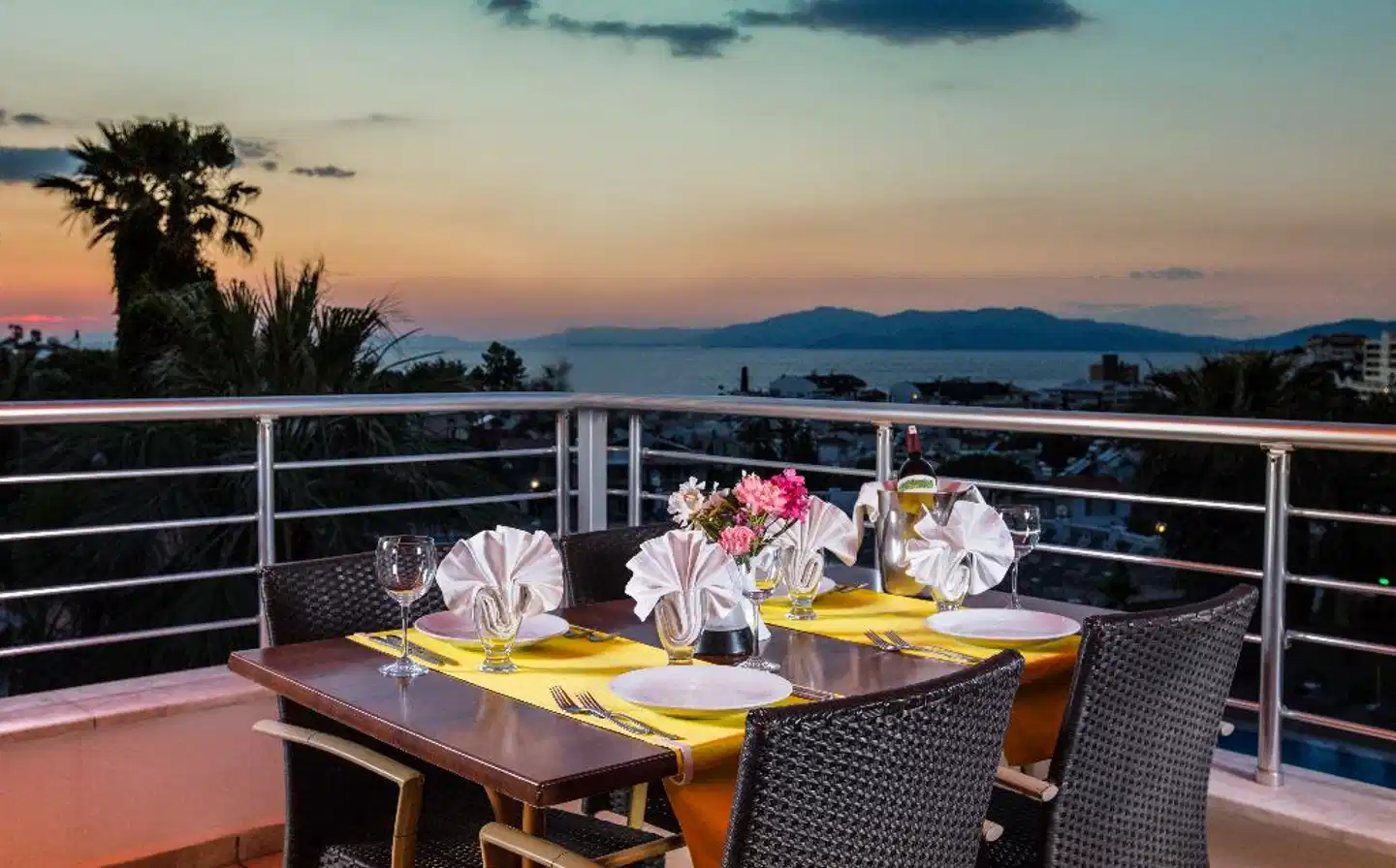 Palmin Hotel Terrasse
