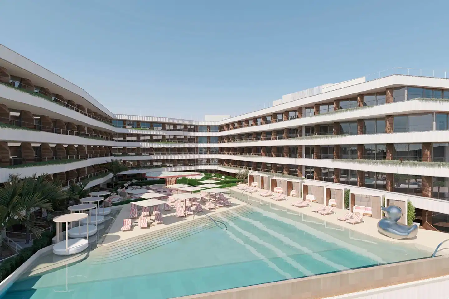 SLS Barcelona Pool