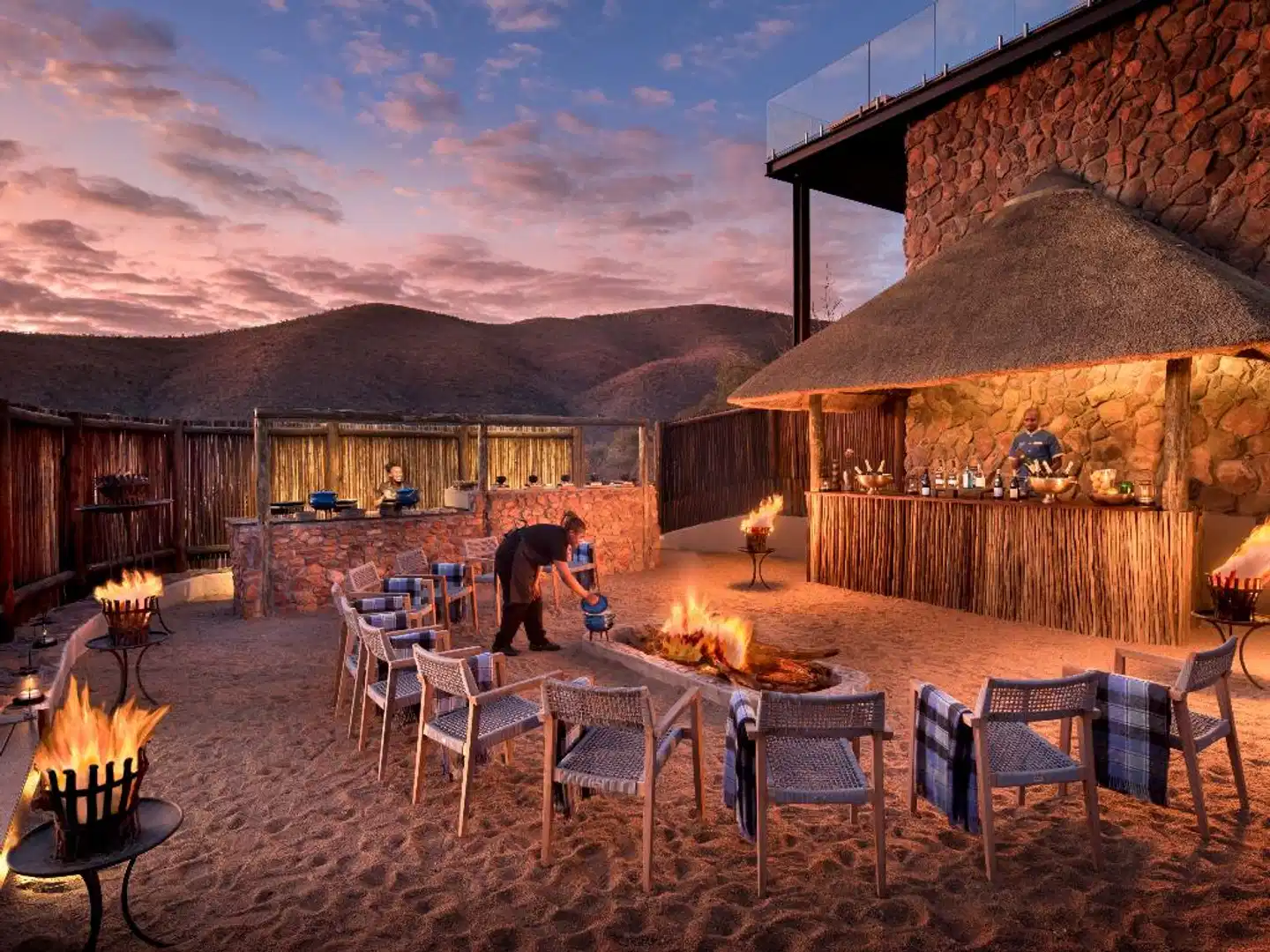 Babohi at Qwabi Private Game Reserve Terrasse
