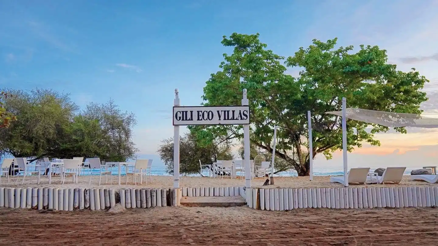 Gili Eco Villas Terrasse