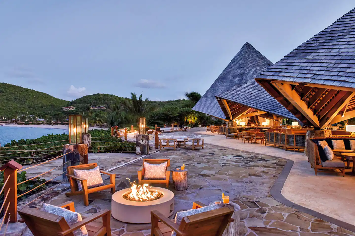 Rosewood Little Dix Bay Terrasse