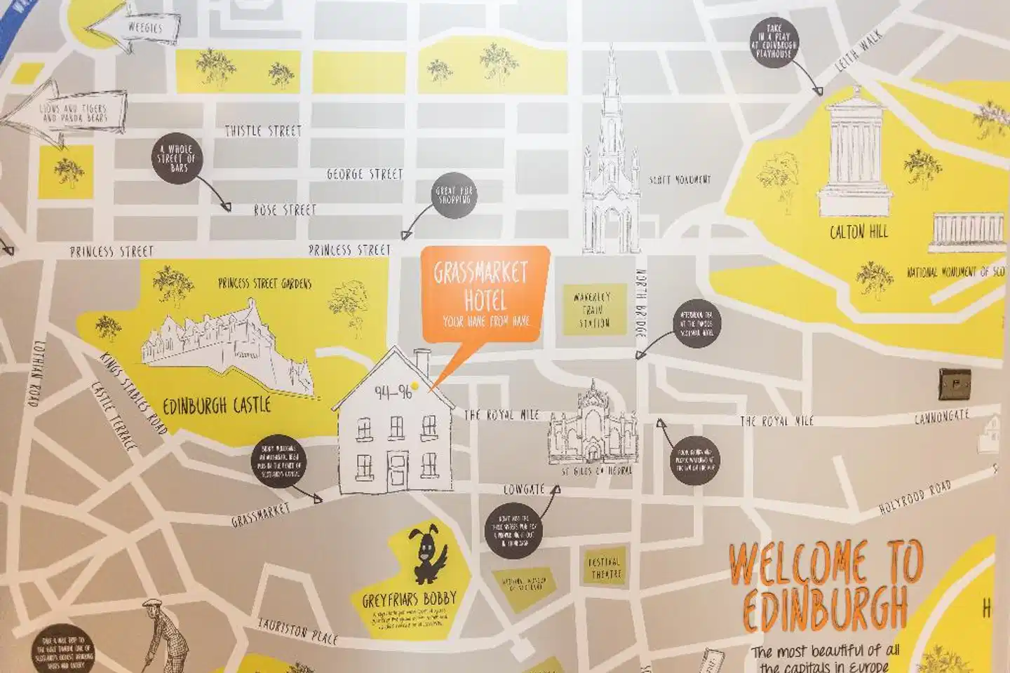 The Grassmarket Landkarte