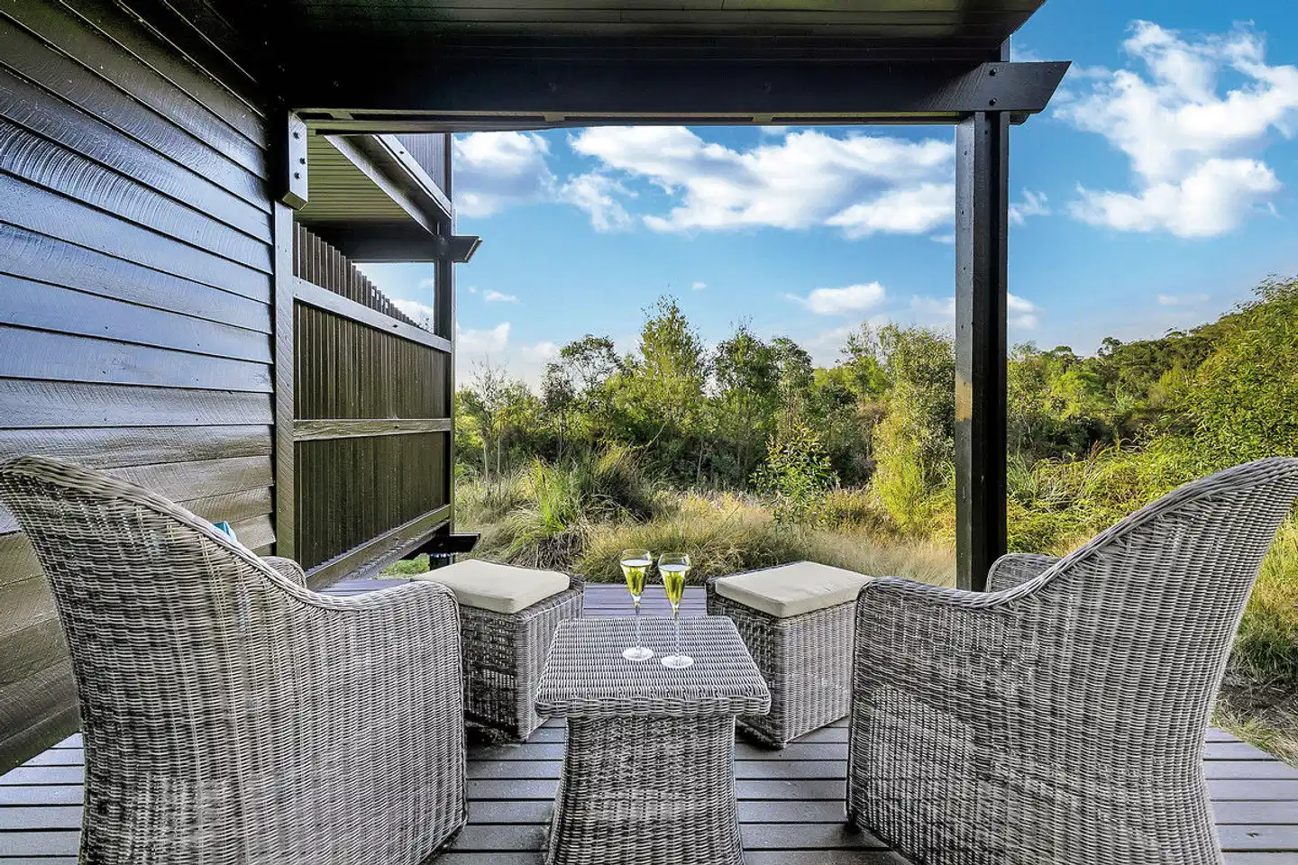 Kingfisher Bay Resort Terrasse